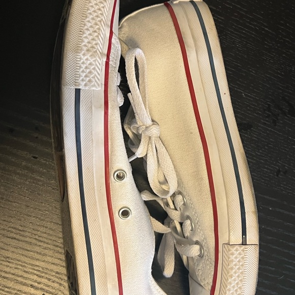 Converse Chucks All Stars Low White M7652 38 Women’s 7.5 Men’s 5.5 - Picture 5 of 7